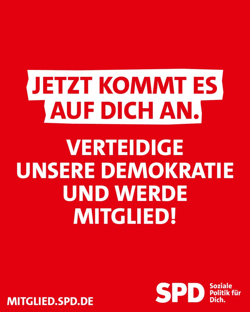 Sharepic: Jetzt kommt es auf Dich an - Mitglied werden